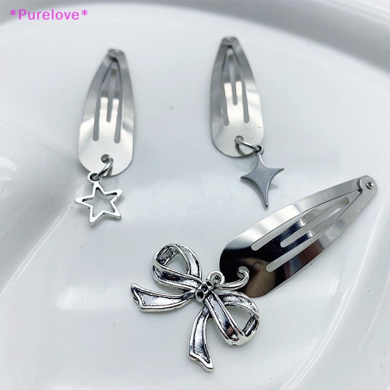 Kẹp Tóc Kim Loại Y2K Thời Trang Vintage Cho Nữ Mới