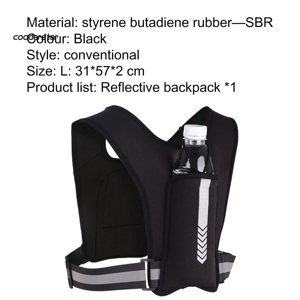 Áo Phản Quang Đa Năng Có Thể Điều Chỉnh Dùng Chạy Bộ / Đạp Xe