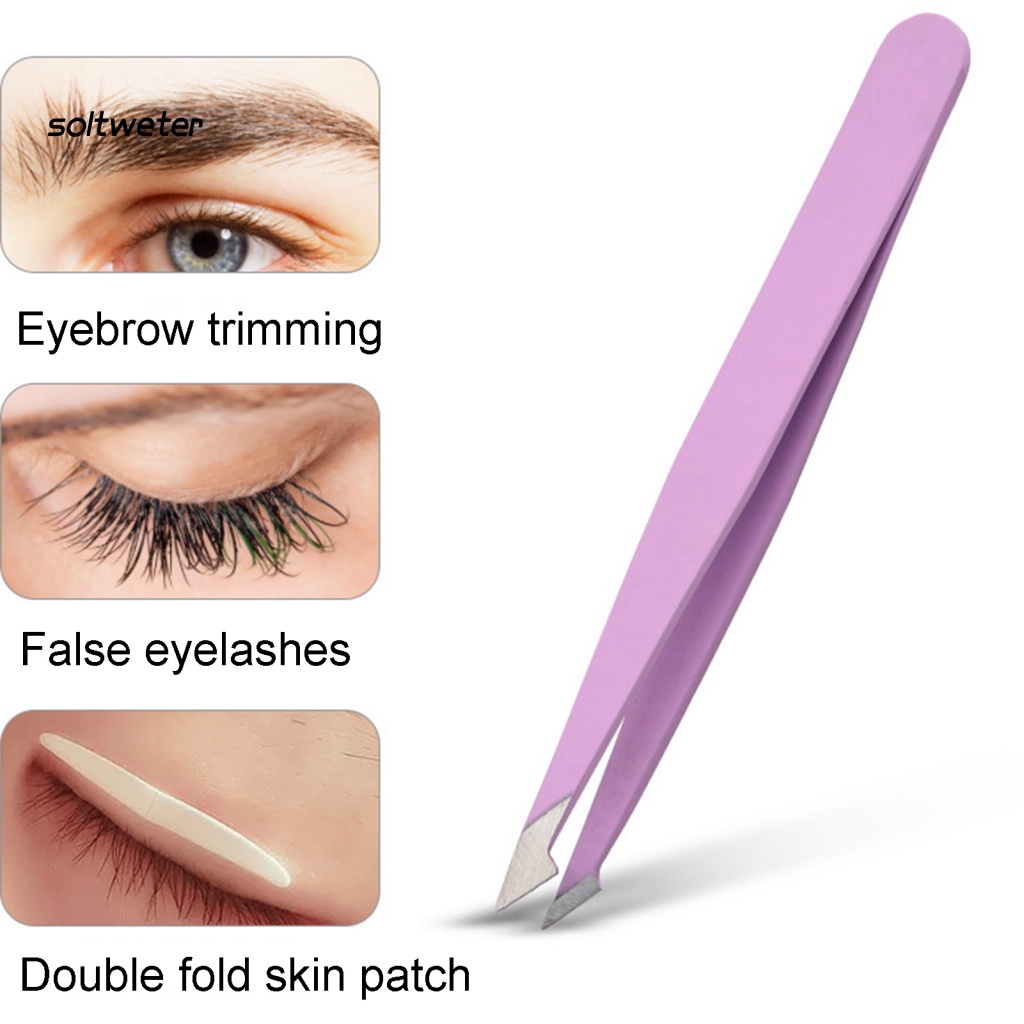 Bộ 4 Nhíp Nhổ Lông Mày Bằng Thép Không Gỉ