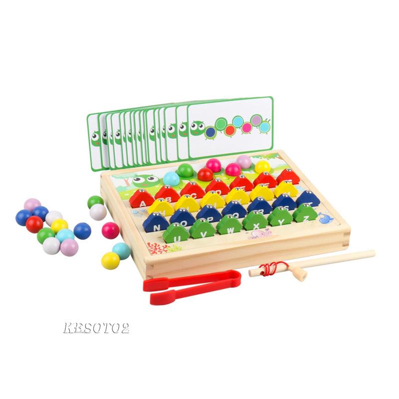 Bộ Đồ Chơi Câu Cá Bằng Gỗ Chất Lượng Dành Cho Bé 3 4 5 Tuổi