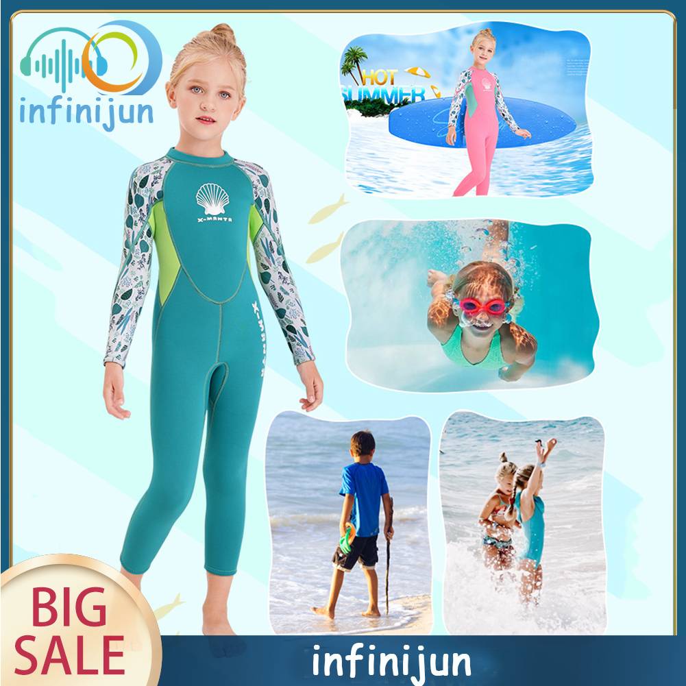 Bộ Đồ Bơi Giữ Ấm Dày 2.5MM Cho Bé