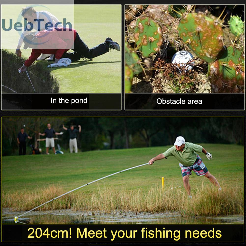 Dụng Cụ Nhặt Bóng Golf 8 Đoạn Bằng Thép