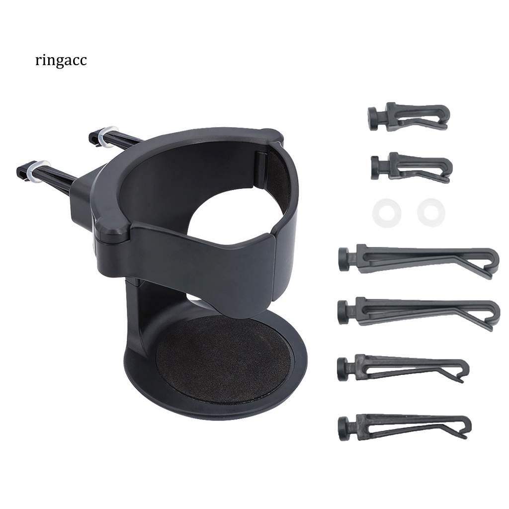1 Bộ Giá Đỡ Cốc Nước / Gạt Tàn Thuốc Bằng Nhựa Điều Chỉnh Được Gắn Lỗ Thông Gió Xe Hơi