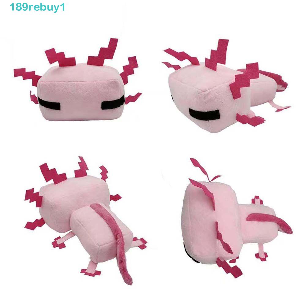 REBUY1 Đồ chơi nhồi bông Hình Axolotl Màu Hồng Mềm Mại 30CM