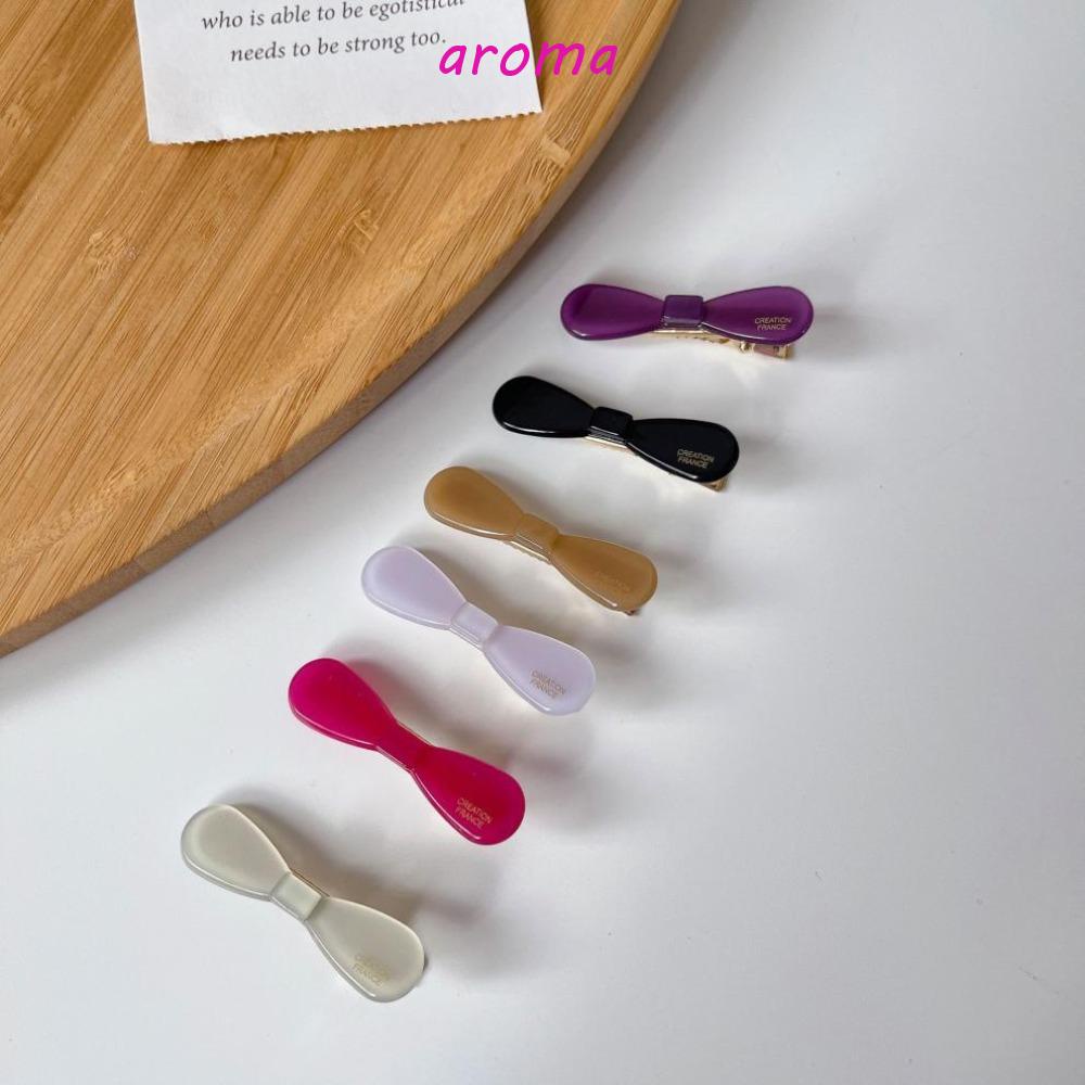 AROMA Kẹp Tóc Hình Chiếc Nơ Xinh Xắn Dành Cho Nữ