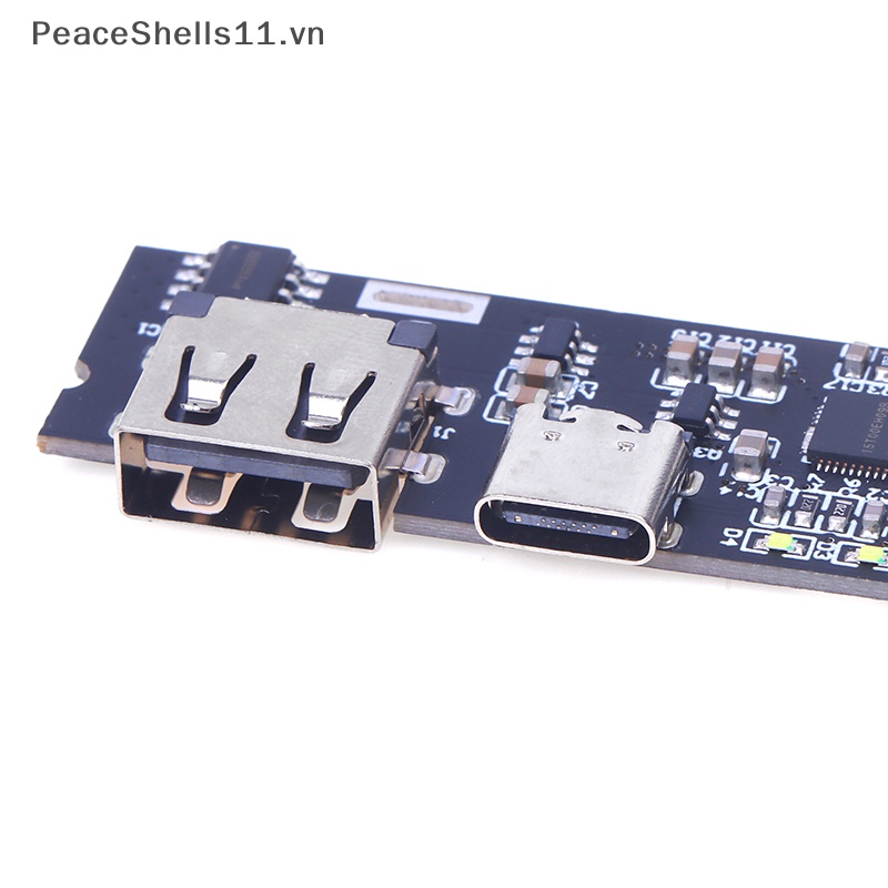 Bảng Mạch Sạc Nhanh 18650 QC3.0 Dual USB 18W Type-C DIY