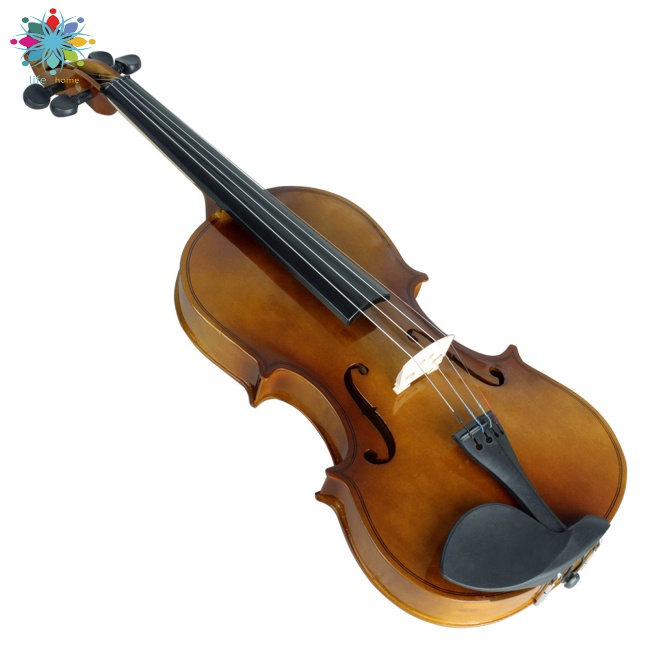 Đàn Violin Bằng Gỗ Trơn Kèm Hộp Đựng Dành Cho Người Mới Bắt Đầu
