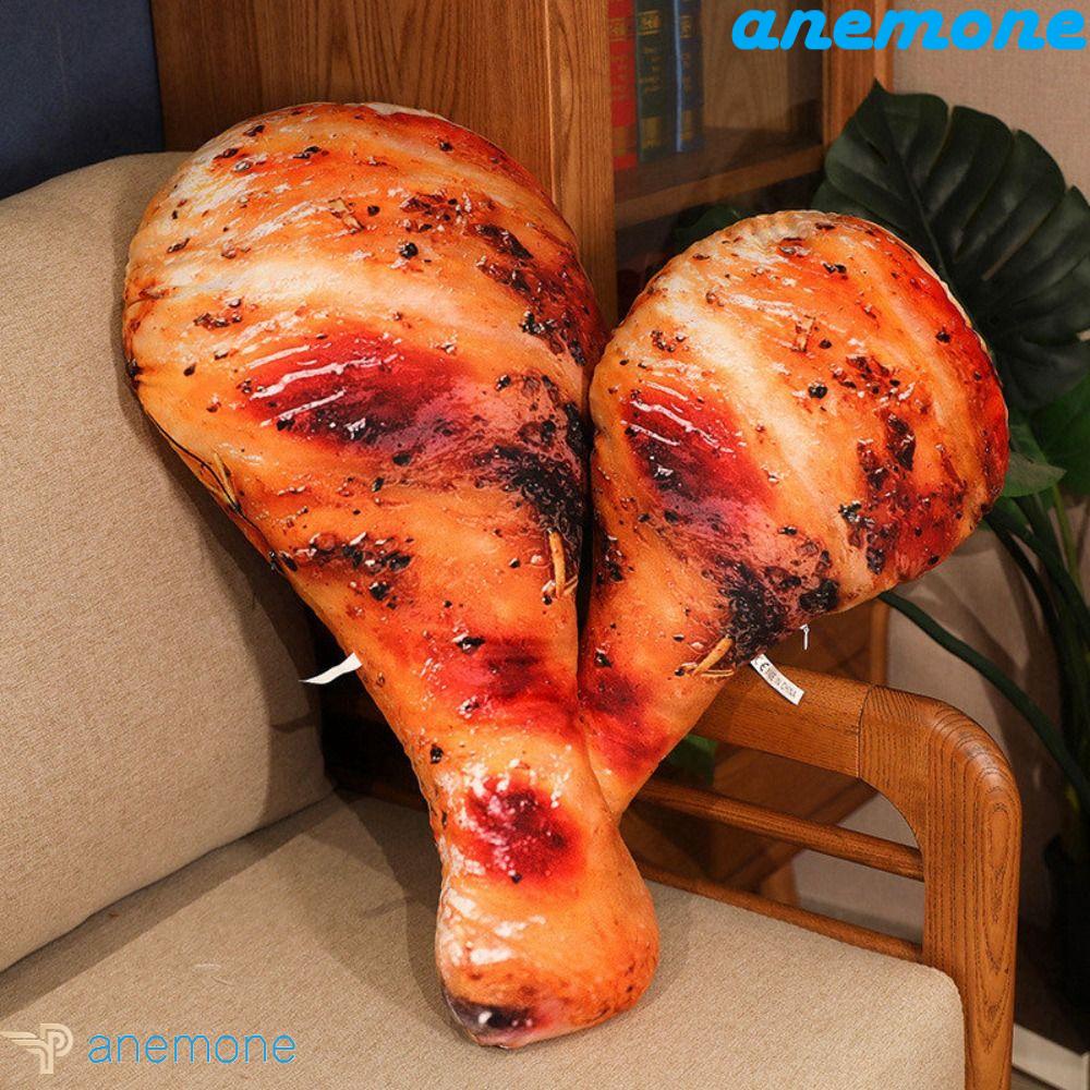 ANEMONE Gối Nhồi Bông Mềm Mại Hình Chú Heo / Gà Sống Động