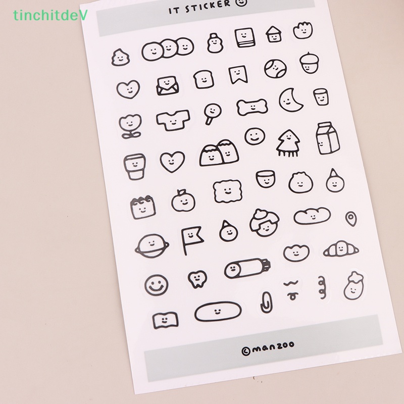 [TinchitdeV] Set 10 Miếng Dán Mini Hình Động Vật Màu Hồng Dễ Thương Trang Trí Điện Thoại / Sổ Tay