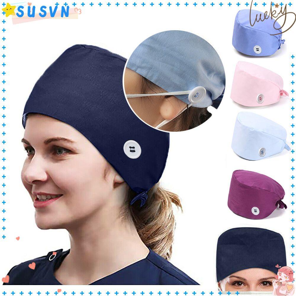 SUSVN Mũ Trùm Đầu Chất Liệu Cotton Cao Cấp Thời Trang Cho Phẫu Thuật
