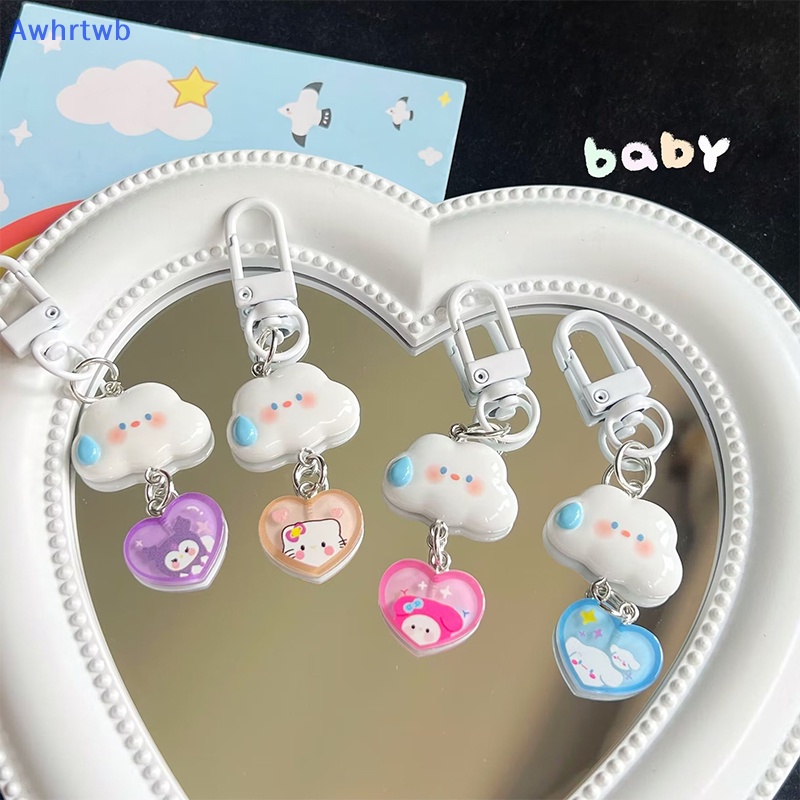 Móc Khóa Hình Đám Mây Hoạt Hình Dễ Thương Bằng Nhựa Resin Mới