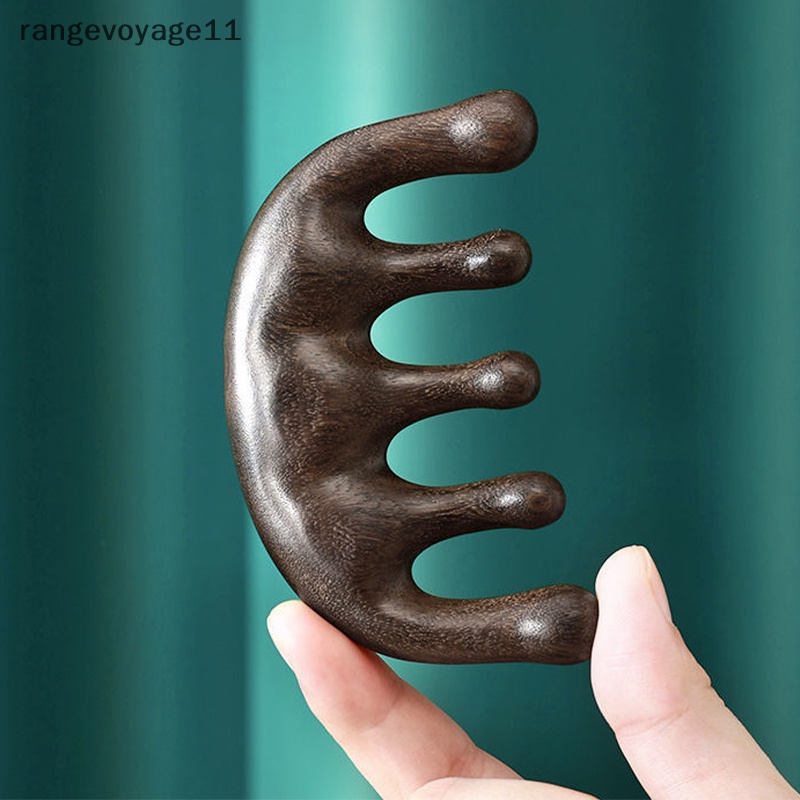 1 Lược Chải Tóc Mát Xa Da Đầu Bằng Kim Loại Năm Cánh Tiện Dụng