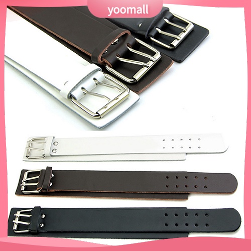 Vòng Tay Giả Da 2 Lớp Với Khóa Cài Có Thể Điều Chỉnh Cho Nam