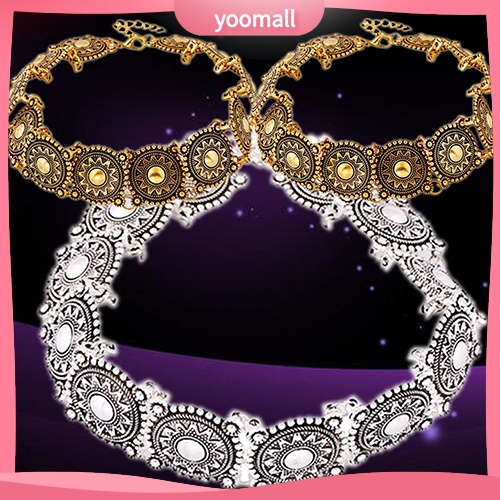 [YM] Vòng Cổ Choker Hợp Kim Chạm Khắc Cổ Điển Phong Cách Punk Cho Nữ