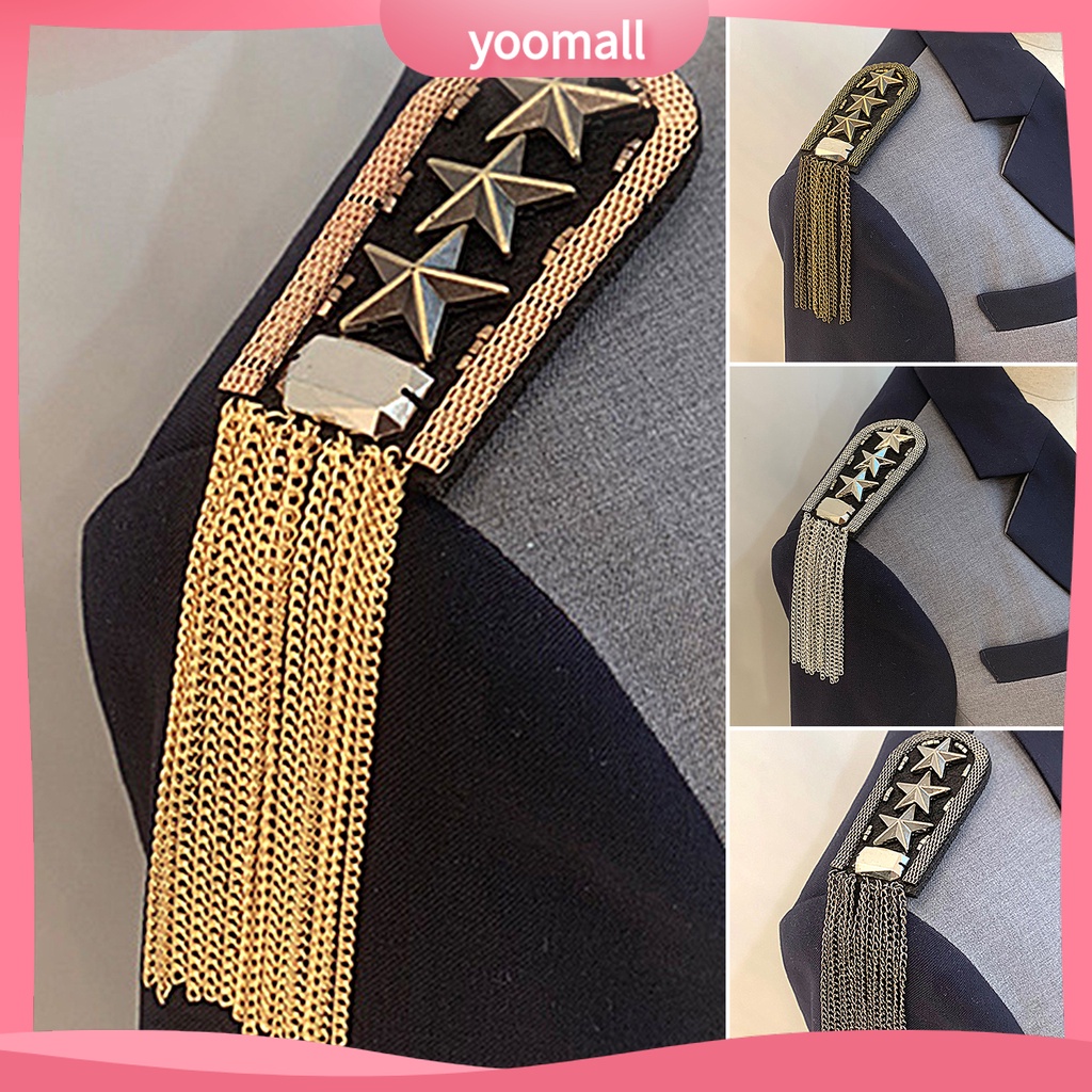 [YM] Bùa Hộ Mệnh Tua Rua Dây Xích Đeo Vai Đa Năng Quyến Rũ Sáng Bóng Trang Trí Biểu Diễn Cho Unisex