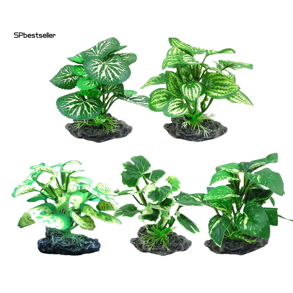 Cây Cảnh Giả Bằng Nhựa Trang Trí Bể Cá