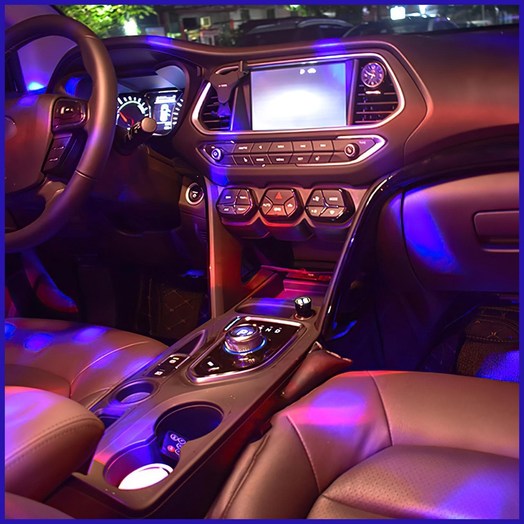 Đèn USB Mini Thông Minh Ánh Sáng Ban Đêm Trang Trí Nội Thất Xe Hơi