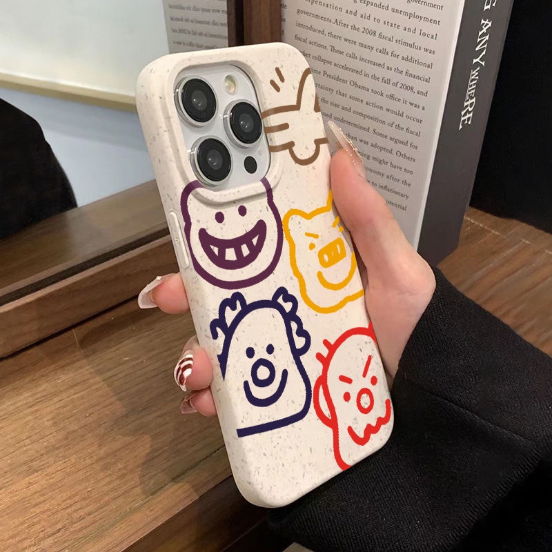 Ốp Điện Thoại Mềm Chống Sốc In Hình Động Vật Đơn Giản Cho Iphone 8p7 1113iPhone12 ins14promax SR0Y