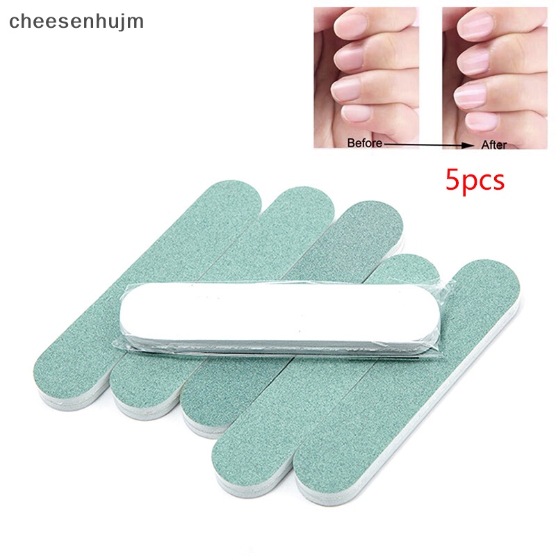 Bộ 5 Dụng Cụ Dũa Móng Tay Hình Khối Mini Bằng Bọt Biển Tiện Dụng