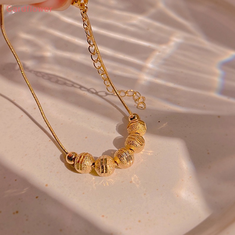 < Cardflower > Vòng Tay Chuỗi Hạt Chuyển Đổi Mờ Nhẹ Nhàng Tinh Tế Thời Trang Cổ Điển Quà Tặng Giáng Sinh Cho Nữ