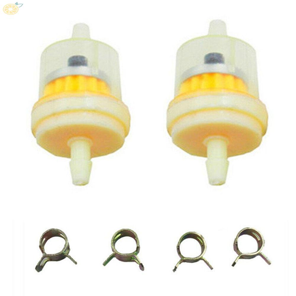 【VARSTR】Fuel Line Hose 1/4\"in 2pcs Filters 2pcs Fuel Line Hose 395051R 4pcs Clamps