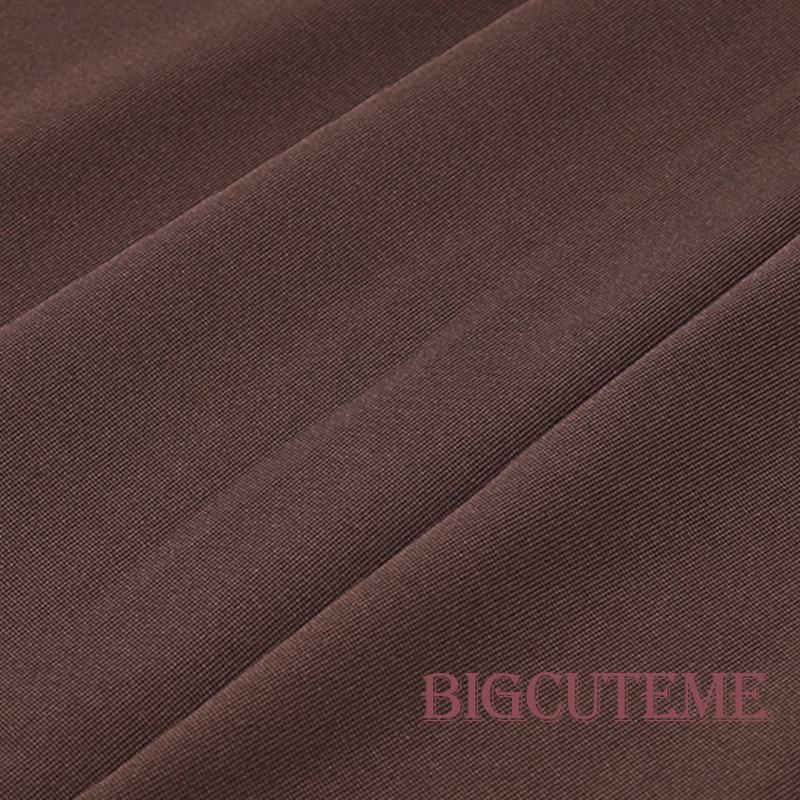 [] - Đầm Dài Hai Dây Dáng Chữ A Hở Lưng Màu Trơn Mềm Mại Mùa Hè Dành Cho Nữ Đi Tiệc Hàng Ngày / Nâu / Đen