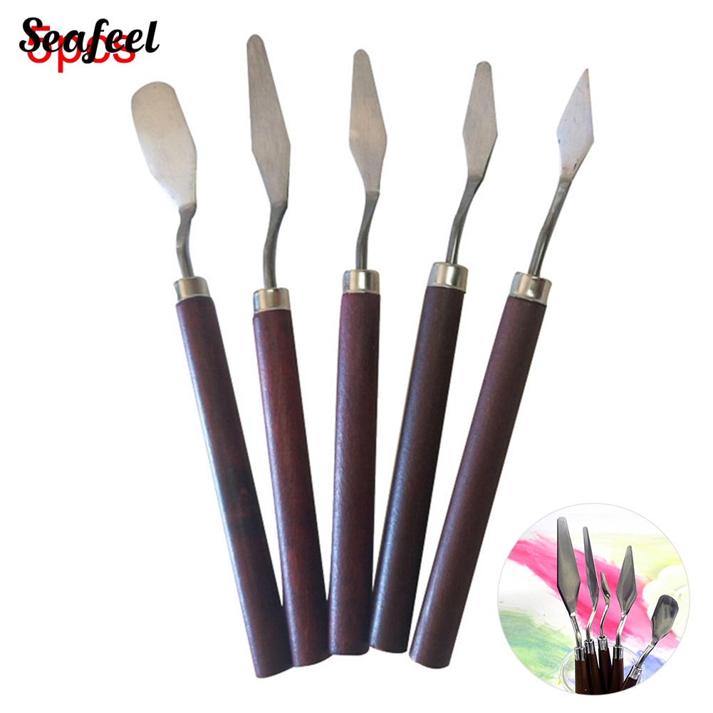 Bộ 5 Thìa Trộn Dầu Bằng Thép Không Gỉ Tiện Dụng