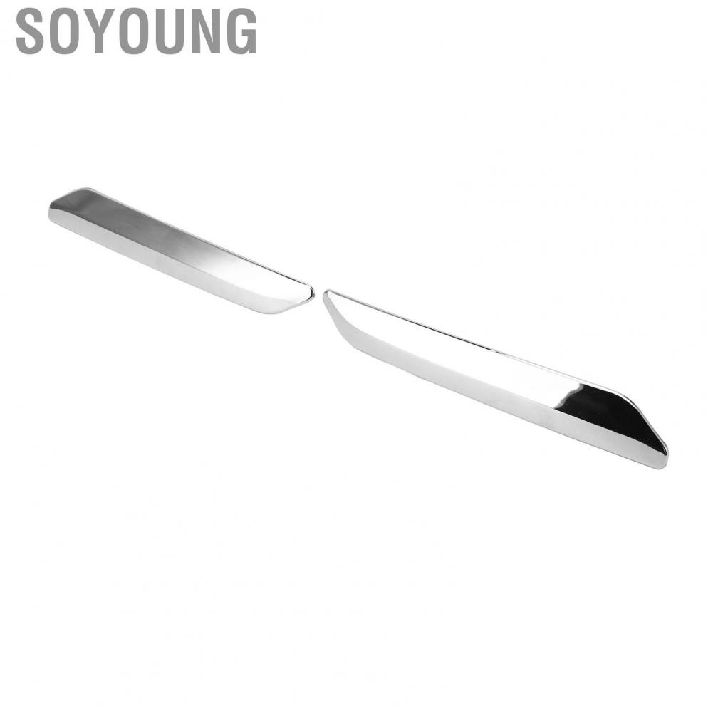 Soyoung 1Pair Front Bumper Trim 9688244477 Durable ABS Cover Replacement for Citroen C5