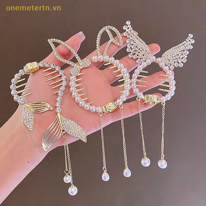 Kẹp Tóc Đuôi Ngựa Thiết Kế Xinh Xắn Thời Trang Cho Bé Gái