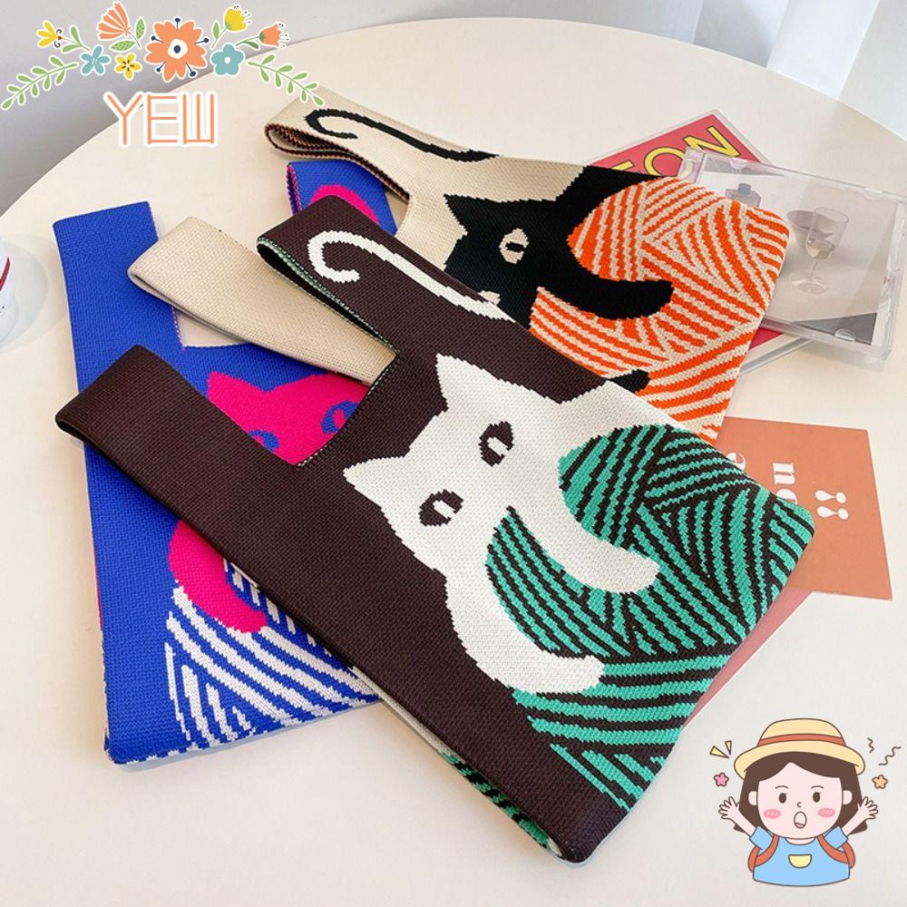 Túi Mua Sắm Đeo Vai / Xách Tay Thiết Kế Đan Len Độc Đáo