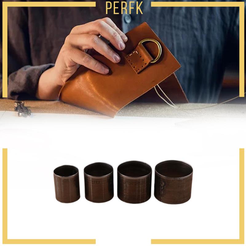 Set 4 Khuôn Tròn 10 / 13 / 15 / 17mm Chuyên Dụng Cho Thợ Làm Đồ Da