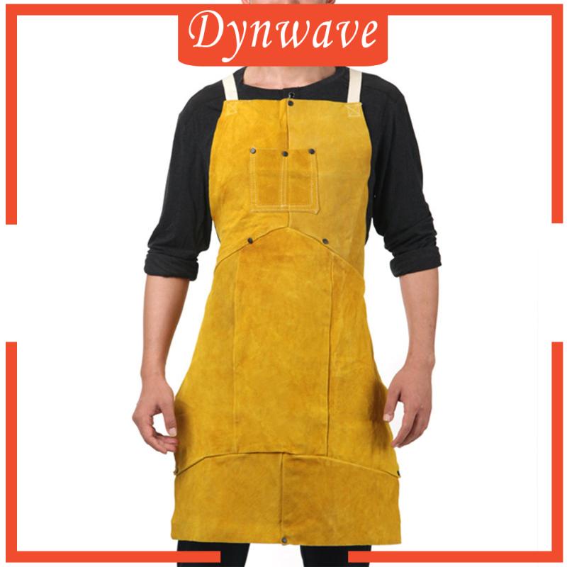 Tạp Dề Bằng Da Bò Kháng Nhiệt Tiện Dụng Cho Thợ Hàn / Nướng BBQ