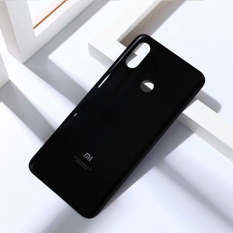 Nắp Đậy Pin Mặt Sau Thay Thế Kèm Miếng Dán Thay Thế Cho Xiaomi mi 8 mi8