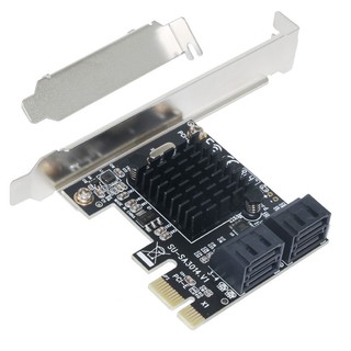 Marvell 88se9215 pcie sang sata card pci-e adapter pci express to sata3.0 expansion card 4port sata iii 6g for ssd hdd ipfs mining
