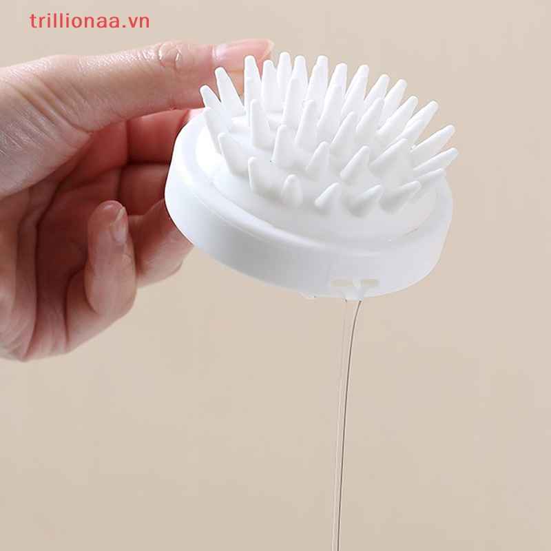 1 Lược Silicone Mát Xa Da Đầu Phong Cách Nhật Bản