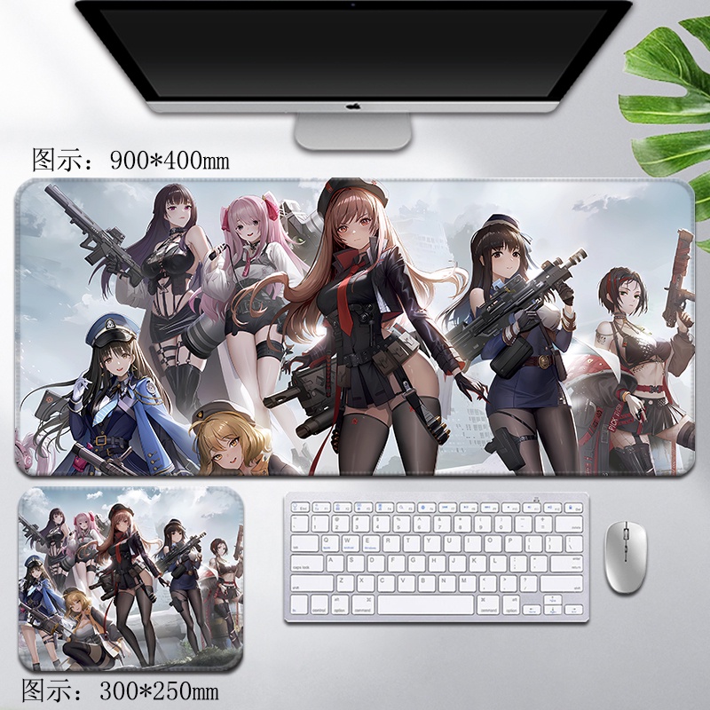 NIKKE: The Goddess of Victory Mouse Pad NIKKE Emma Oversized Labi Locked Edge Marianne Table Mat Wollomb Perimeter