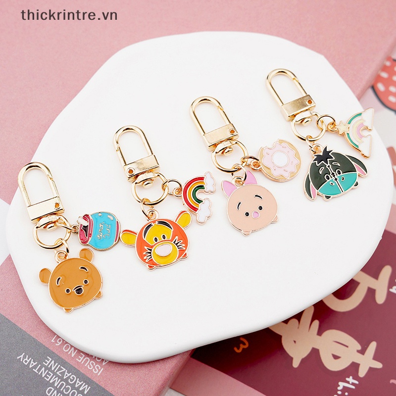 Móc Khóa Hình Gấu Pooh Đáng Yêu Chống Thất Lạc Cho Cặp Đôi