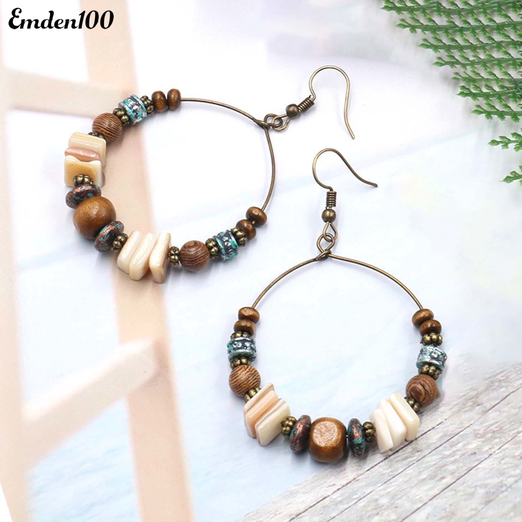 1 Đôi Khuyên Tai Nữ Phong Cách Retro Đáng Yêu