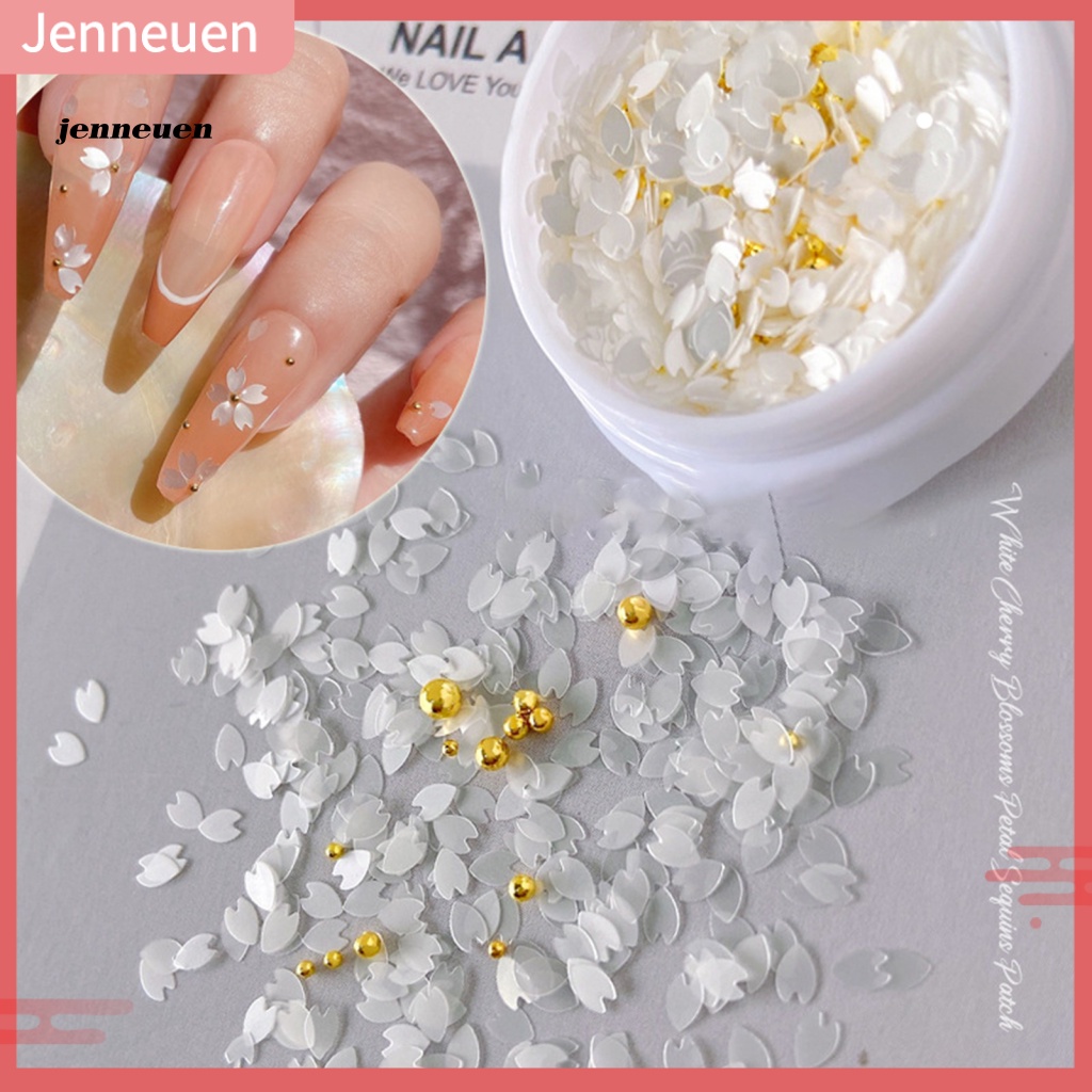 1 Hộp Hạt Charm Siêu Mỏng Lấp Lánh Trang Trí Móng Tay DIY