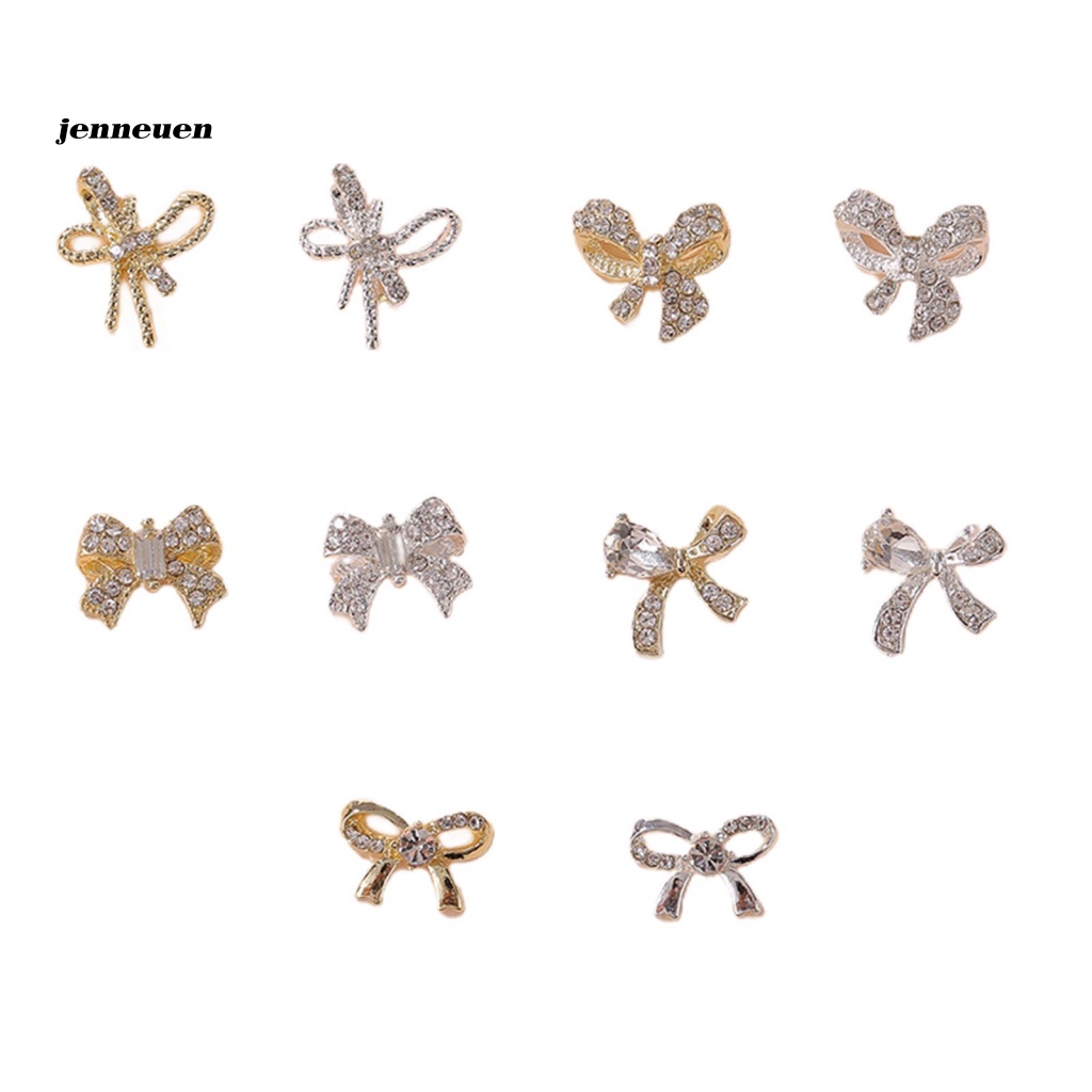 Set 10 Phụ Kiện Trang Trí Móng Tay Mini Lấp Lánh