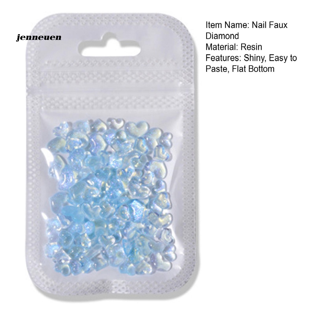 Túi 100 Hạt Cườm 3D Không Phai Màu Dùng Trang Trí Móng Tay Nghệ Thuật