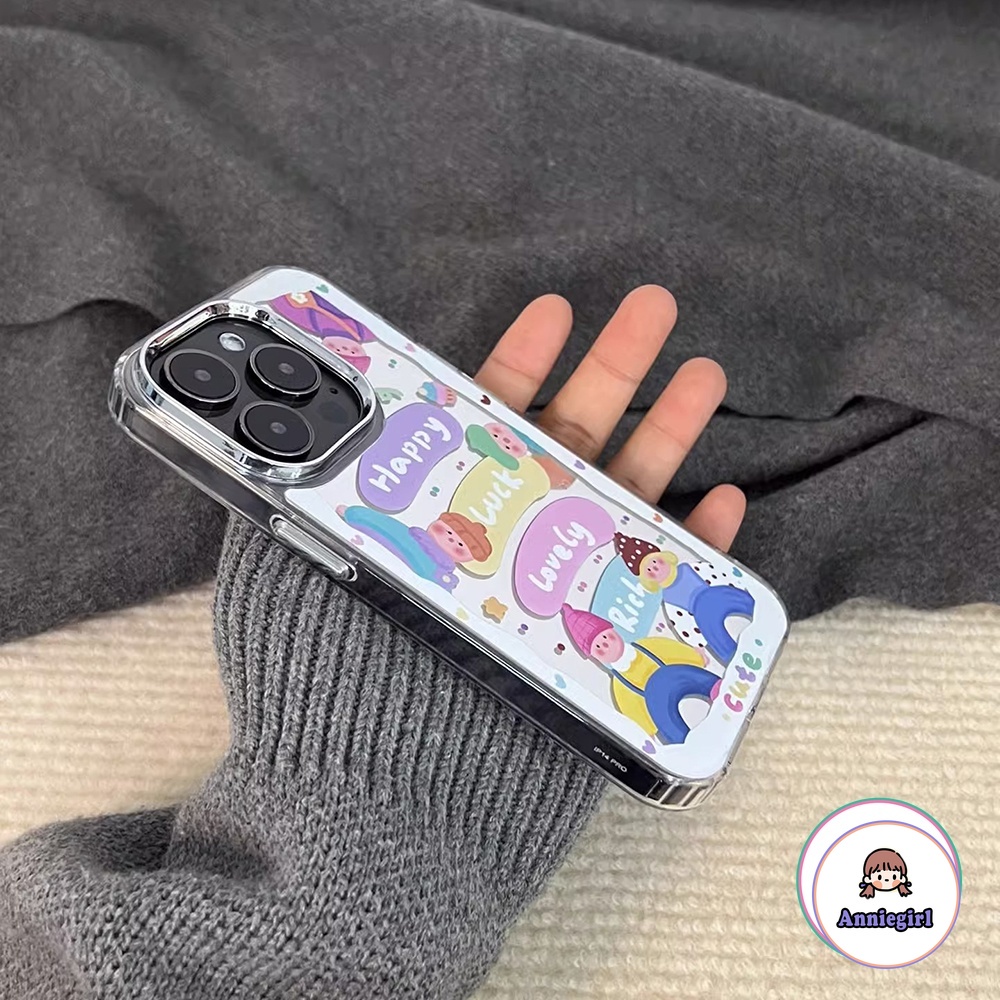 Ốp Điện Thoại Chống Sốc Có Gương Trang Điểm Hình Động Vật Cho iPhone 14 Pro 13 12 / 12Pro 11 Pro Max XR XS