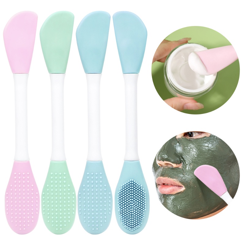 Cọ Silicone Hai Đầu Dùng Quét Mặt Nạ / Cọ Đắp Mặt Nạ Đa Năng