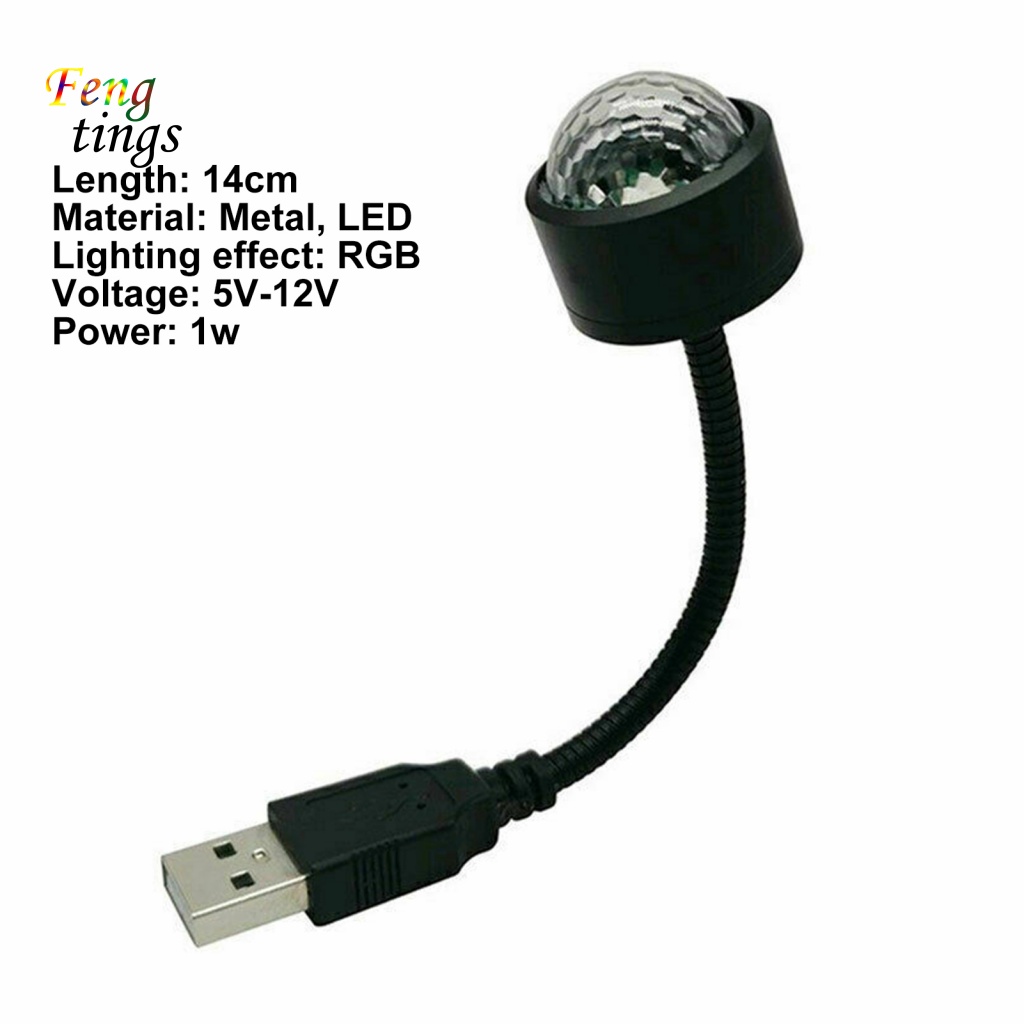 Đèn Chiếu RGB Giao Diện USB Dùng Trang Trí Nội Thất Xe Hơi Tiệc Tùng