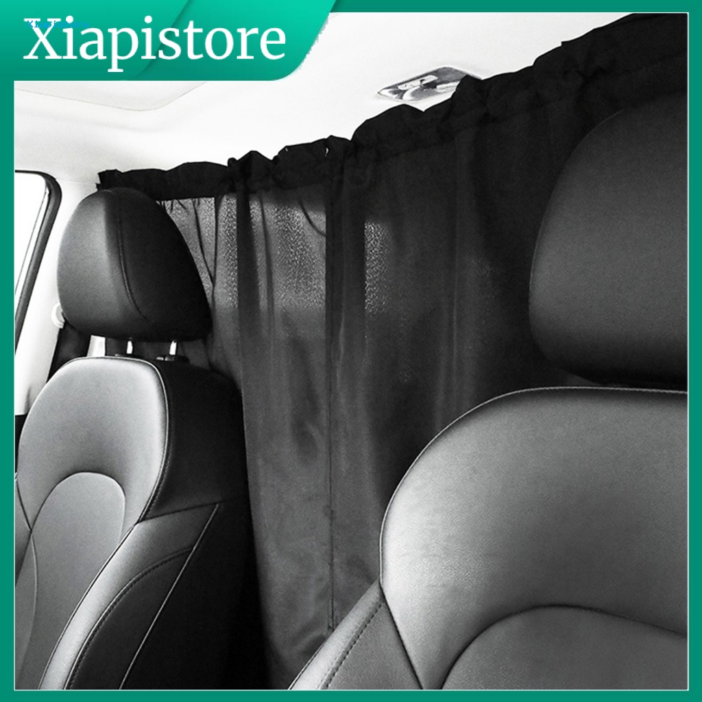 [Xiapistore] Set 2 Rèm Cửa Mềm Mại Chia Ngăn Trước Sau Xe Ô Tô Bảo Vệ Sự Riêng Tư
