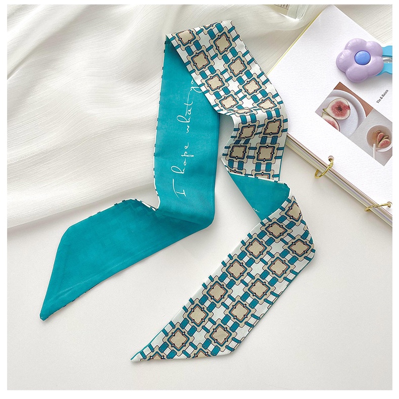 Khăn Quàng Cổ Dài Đa Năng Đính Nơ Xinh Xắn Thời Trang