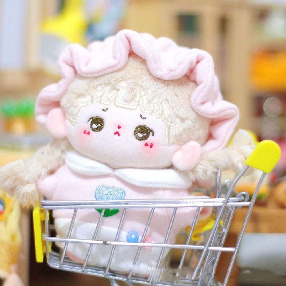 Haniray doll bodysuit, hoa văn chất liệu cotton quần áo búp bê, quần t-shirt có mũ mini mặc thường ngày trang phục búp bê thần tượng cho búp bê nhồi bông búp bê bông 10cm