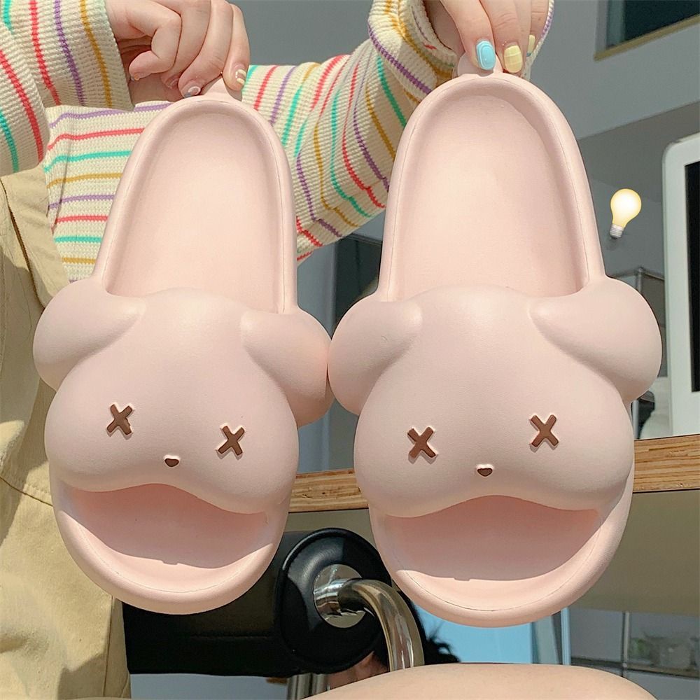 HQ dép đi trong nhà Dép Lê Thời Trang Đơn Giản Cho Nữ dép bánh mì Chống trượt Thoải mái Thoáng khí B20H1FW