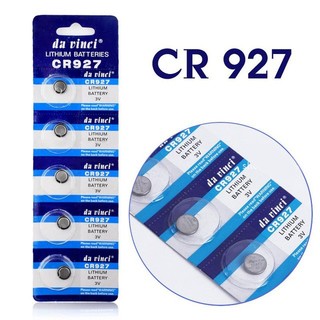 Vỉ 5 viên pin cr 927 lithium battery 3v