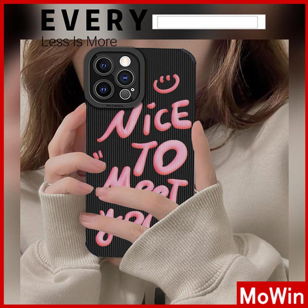 Ốp lưng iPhone 14 Pro Max Ốp Da Học Trò Da Lộn Ốp Mềm Chống Sốc Bảo Vệ Camera Yêu Cầu Đơn Giản Tiếng Anh Tương thích với iPhone 13 Pro max 12 Pro max 11 xr xs 7 8Plus